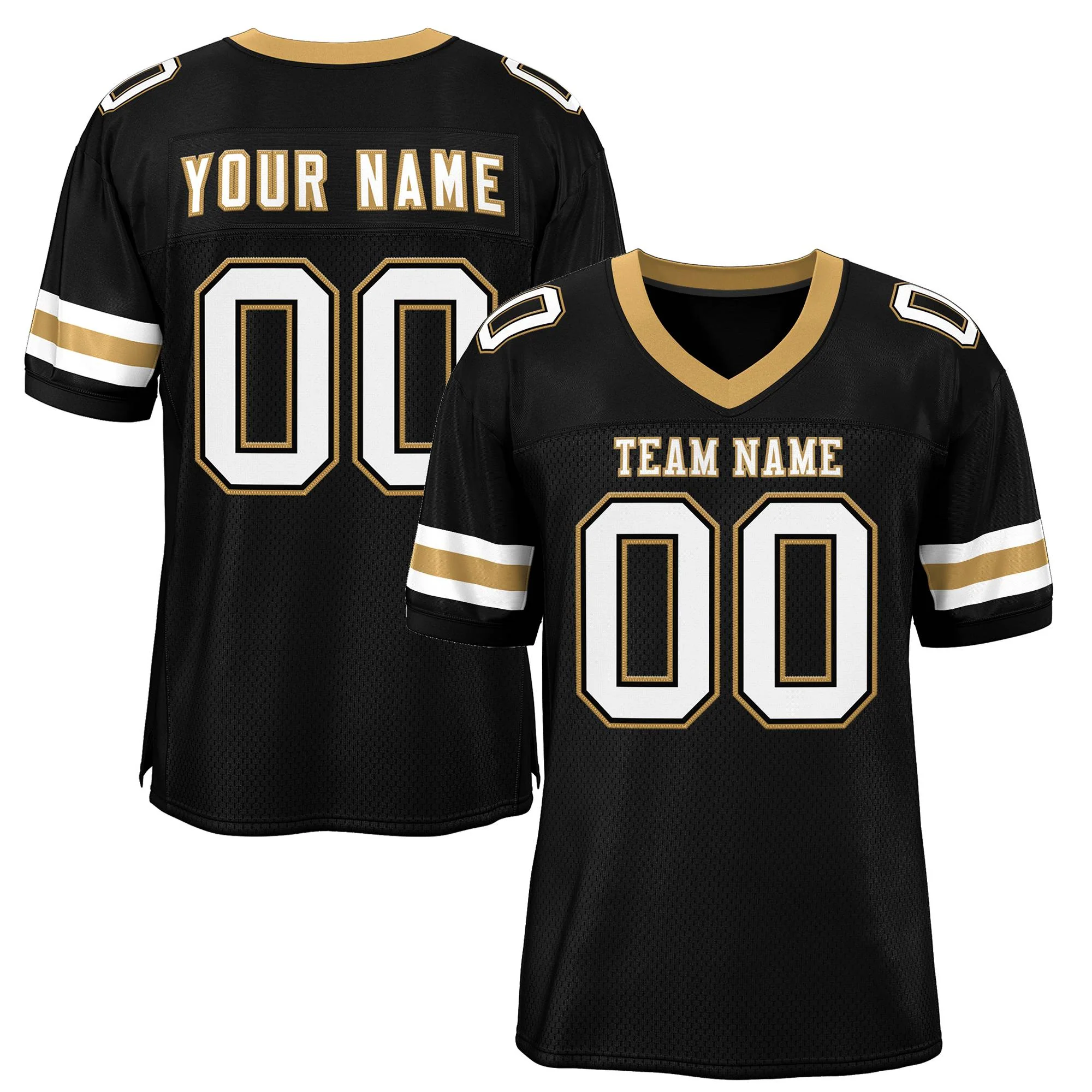 Custom Football Jersey Personalized Stitched Letters Number for Practice